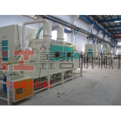 鑫哲-自動噴砂機(jī)，自動輸送式噴砂機(jī)，通過式噴砂機(jī)，通過式生產(chǎn)線